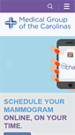 Mobile Screenshot of medicalgroupofthecarolinas.com